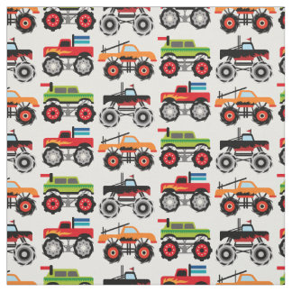 Monster Truck Fabric Stof