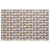 Monster Truck Fabric Stof (Fat Quarter)