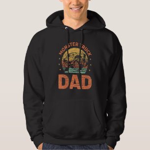 Monster Truck Father Papa Big Truck Hoodie