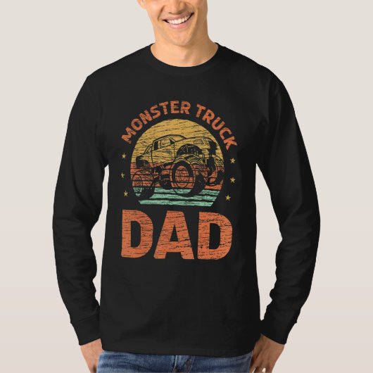 Monster Truck Father Papa Big Truck T-shirt (Voorkant)
