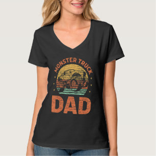 Monster Truck Father Papa Big Truck T-shirt