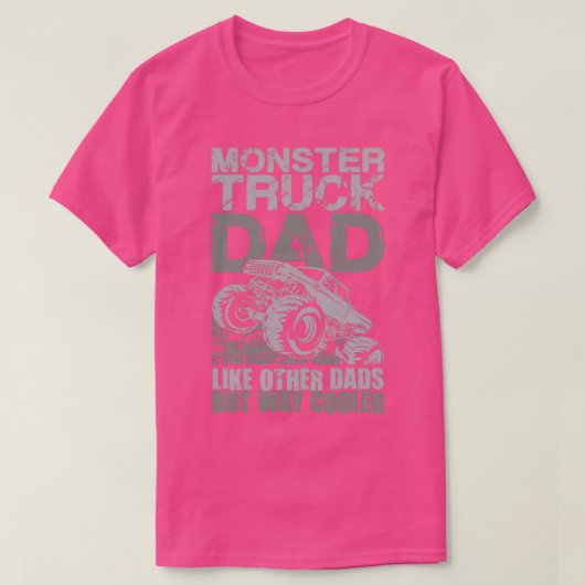 Monster Truck Fathers Dag Pap T-shirt (Design voorkant)
