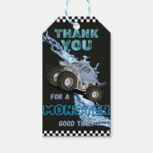 Monster Truck Favoriet Tag Cadeaulabel (Voorkant)