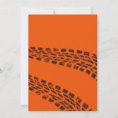 Monster Truck Feest voor de 6e verjaardag van een Kaart (Achterkant)