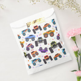 Monster Truck Feestcadeautasjes, Truck Verjaardag Bedankzakje