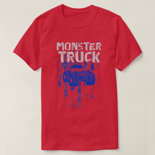 Monster Truck Funny Driver 2085 T-shirt (Design voorkant)