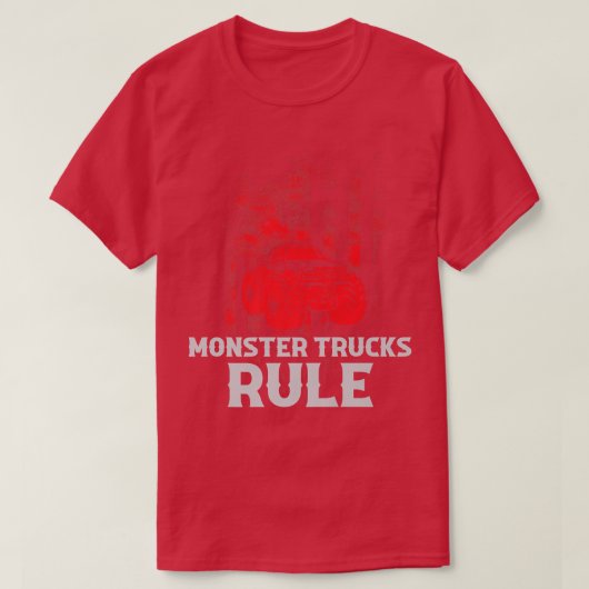 Monster Truck Funny Driver 2088 T-shirt (Design voorkant)