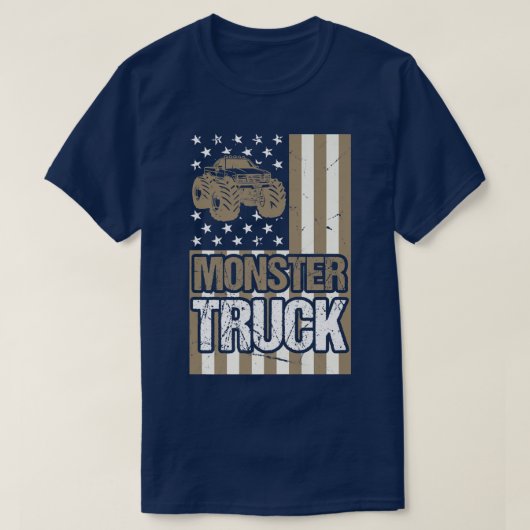 Monster Truck Funny Driver 2093 T-shirt (Design voorkant)