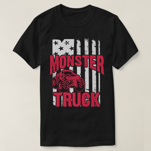 Monster Truck Funny Driver 2094 T-shirt (Design voorkant)