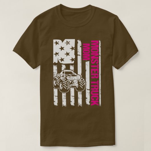 Monster Truck Funny Driver 2096 T-shirt (Design voorkant)