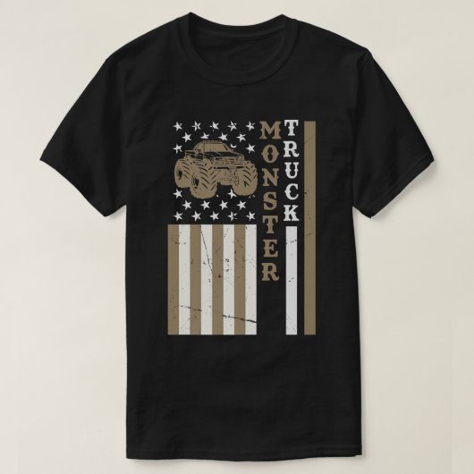 Monster Truck Funny Driver 2098 T-shirt (Design voorkant)