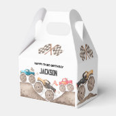 Monster Truck Gable Box, Cadeaudoos Bedankdoosjes (Achterkant)