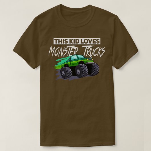 Monster Truck Gift Jam Boys T-shirt (Design voorkant)
