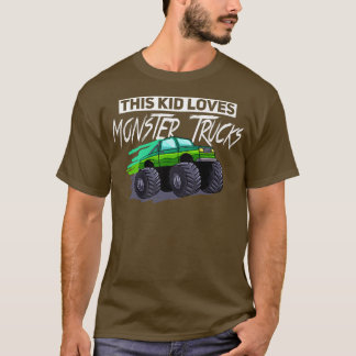 Monster Truck Gift Jam Boys T-shirt