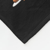 Monster Truck Gingerbread Man Funny Christmas Baki Fleece Deken (Hoek)