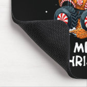 Monster Truck Gingerbread Man Funny Merry Christma Muismat (Hoek)