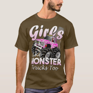 Monster Truck Girls als Monsters tot Birthday Gif T-shirt