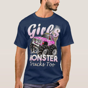 Monster Truck Girls als Monsters tot Birthday Gif T-shirt