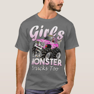 Monster Truck Girls als Monsters tot Birthday T-shirt