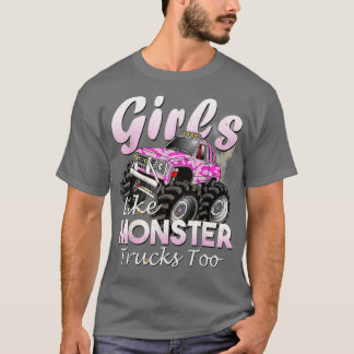 Monster Truck Girls als Monsters tot Birthday T-shirt