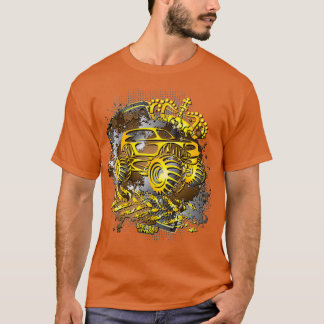 Monster Truck Gold Royal Crown T-shirt