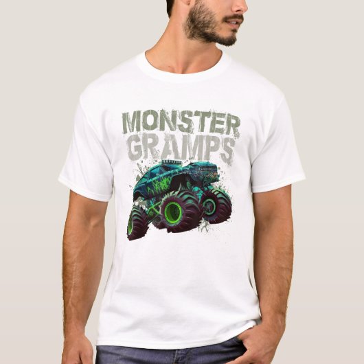 Monster Truck Gramps Family T-shirt (Voorkant)