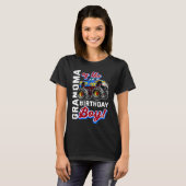 Monster Truck Grandma van de Birthday Boy T-shirt (Voorkant volledig)