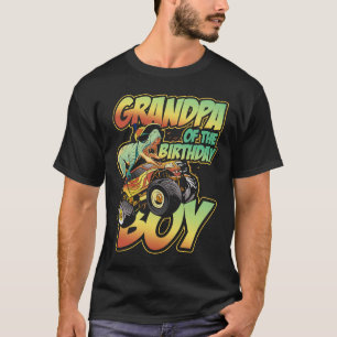 Monster Truck Grandpa van de Birthday Boy T-shirt
