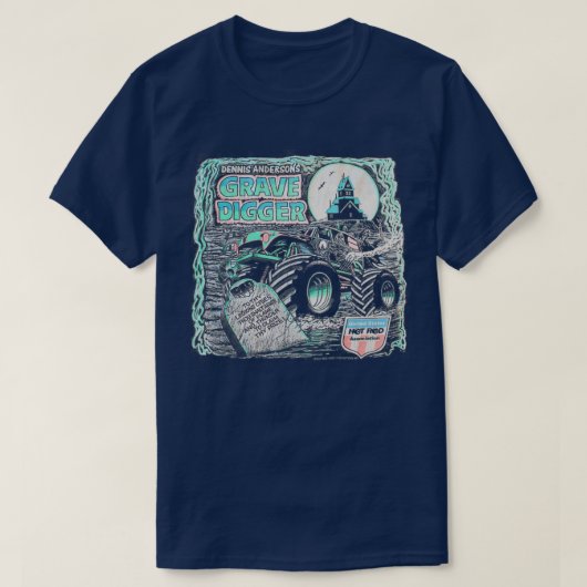 Monster Truck Grave Digger Old Design 2 T-shirt (Design voorkant)
