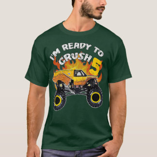 Monster Truck-grondschudder Ix27 m Klaar om 5 B te T-shirt