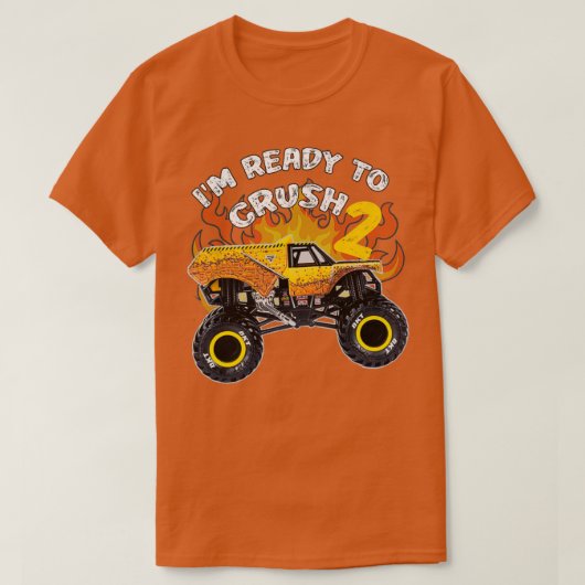 Monster Truck-grondschudder Ix27m klaar voor overh T-shirt (Design voorkant)
