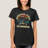 Monster Truck Grootmoeder Matching Familie Oma T-shirt (Voorkant)