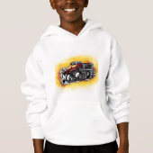 Monster Truck Hoodie voor jongens (Voorkant)