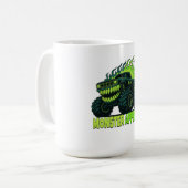 Monster Truck Horror Vlam Koffiemok (Voorkant links)