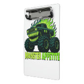 Monster Truck Horror Vlam Mini Klembord (Angled2)