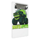 Monster Truck Horror Vlam Mini Klembord (Schuin)
