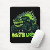 Monster Truck Horror Vlam Muismat (Met muis)