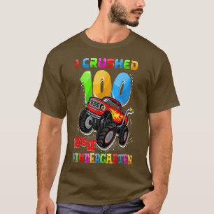 Monster Truck I Crush 100 Dag Kindergarten SC T-shirt