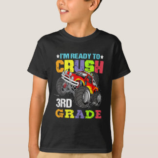 Monster Truck Ik ben klaar om 3e klas te verplette T-shirt