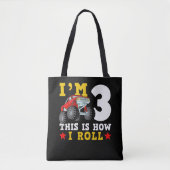 Monster Truck IM 3 This Is How I Roll Birthday Tote Bag (Voorkant)