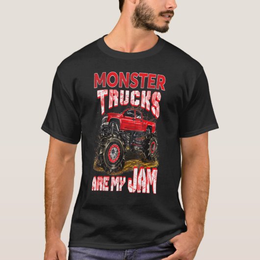 Monster Truck is mijn jam voor Monster Truck Manne T-shirt (Voorkant)