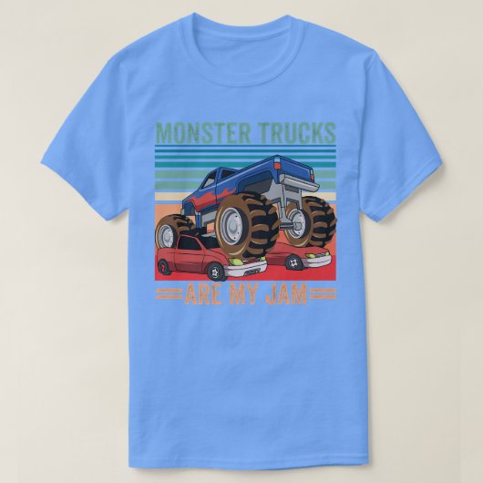 Monster Truck is My Jam Retro 2054 T-shirt (Design voorkant)