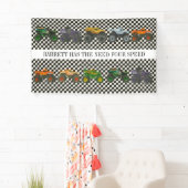 Monster Truck Jam Rally Verjaardag Vinyl Banner (Insitu)