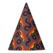 Monster Truck Jongen Verjaardag Feesthoedjes (Achterkant)