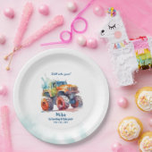 Monster Truck jongen Verjaardag Papieren Bordje (Feest)