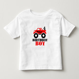 Monster Truck Jongens Leeftijd Verjaardag Kinder Shirts