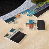 Monster Truck Jump Olieverf, puzzel (Zijkant)