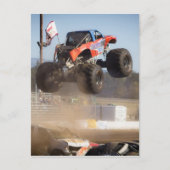 Monster Truck Jumping Briefkaart (Voorkant)