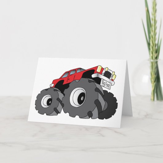 Monster Truck Kaart (Voorkant)