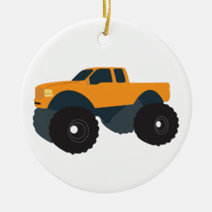 Monster Truck Keramisch Ornament